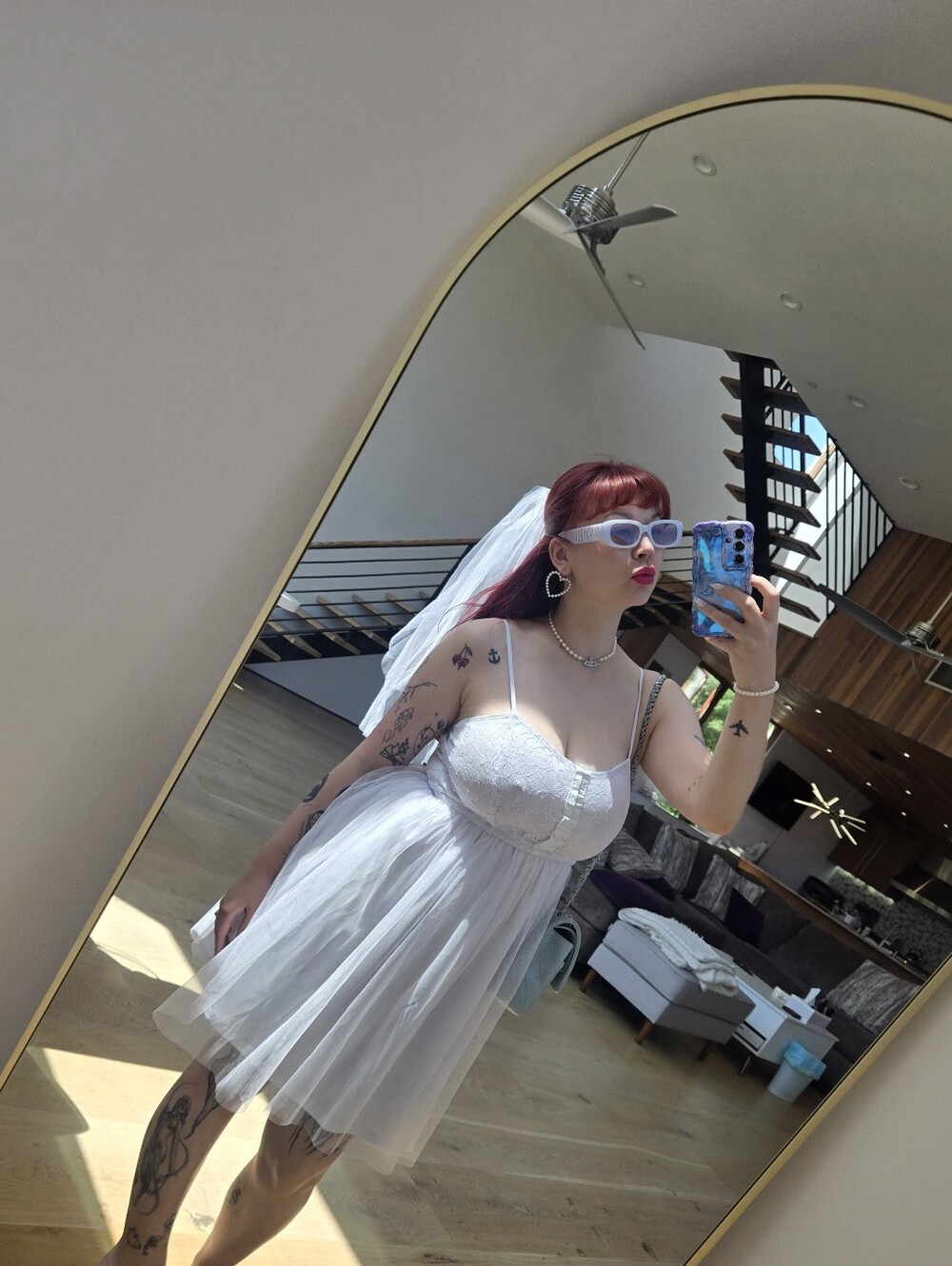 Balletcore Smocked Corset-stye bodice Tulle Dress